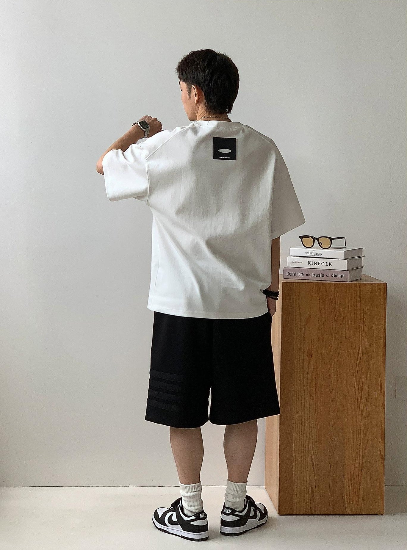Color Clash Letter Tee