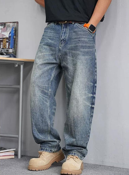 ヴィンテージクールストレートジーンズ