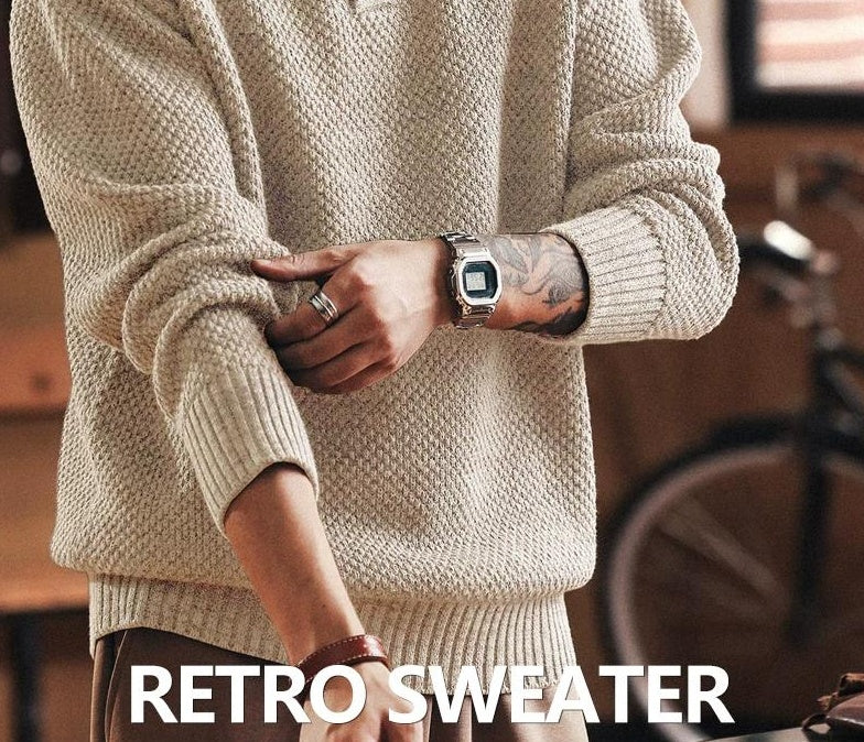 ヘビーウェイト ヘンリー ニット セーター