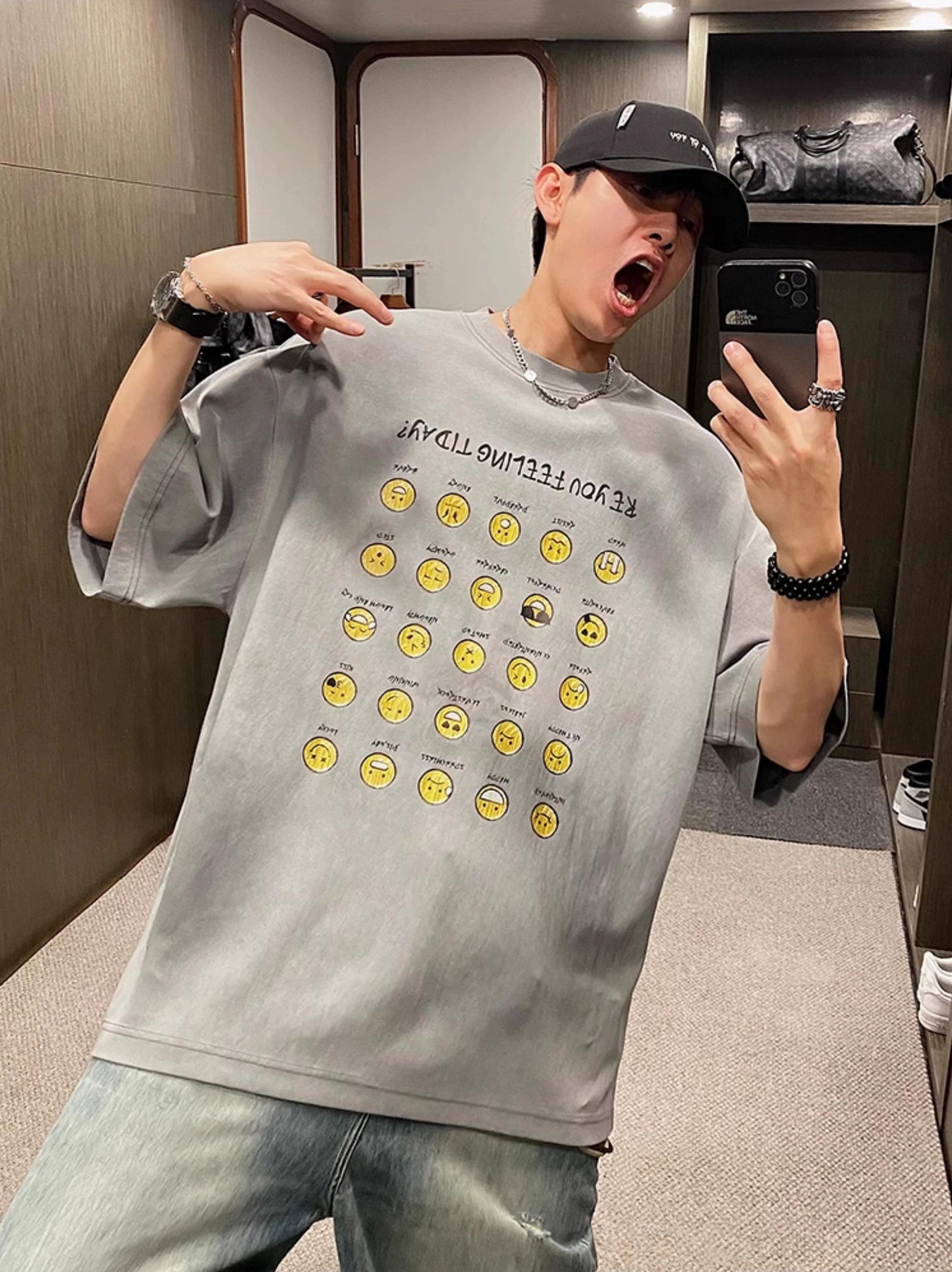 Retro Paris Smiley Tee