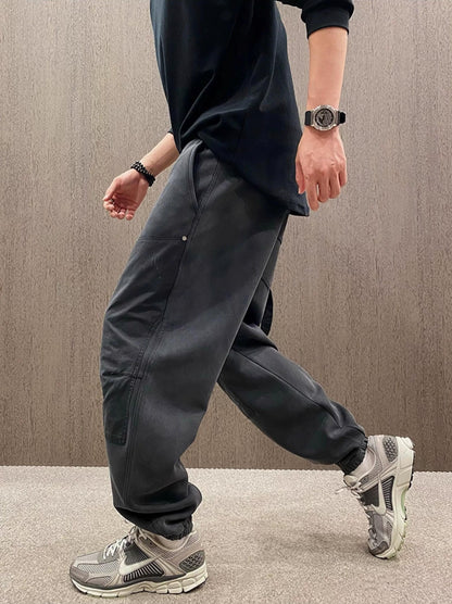 Retro Embroidered Sweatpants