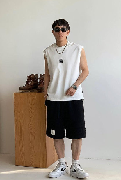 Sleeveless tank tee