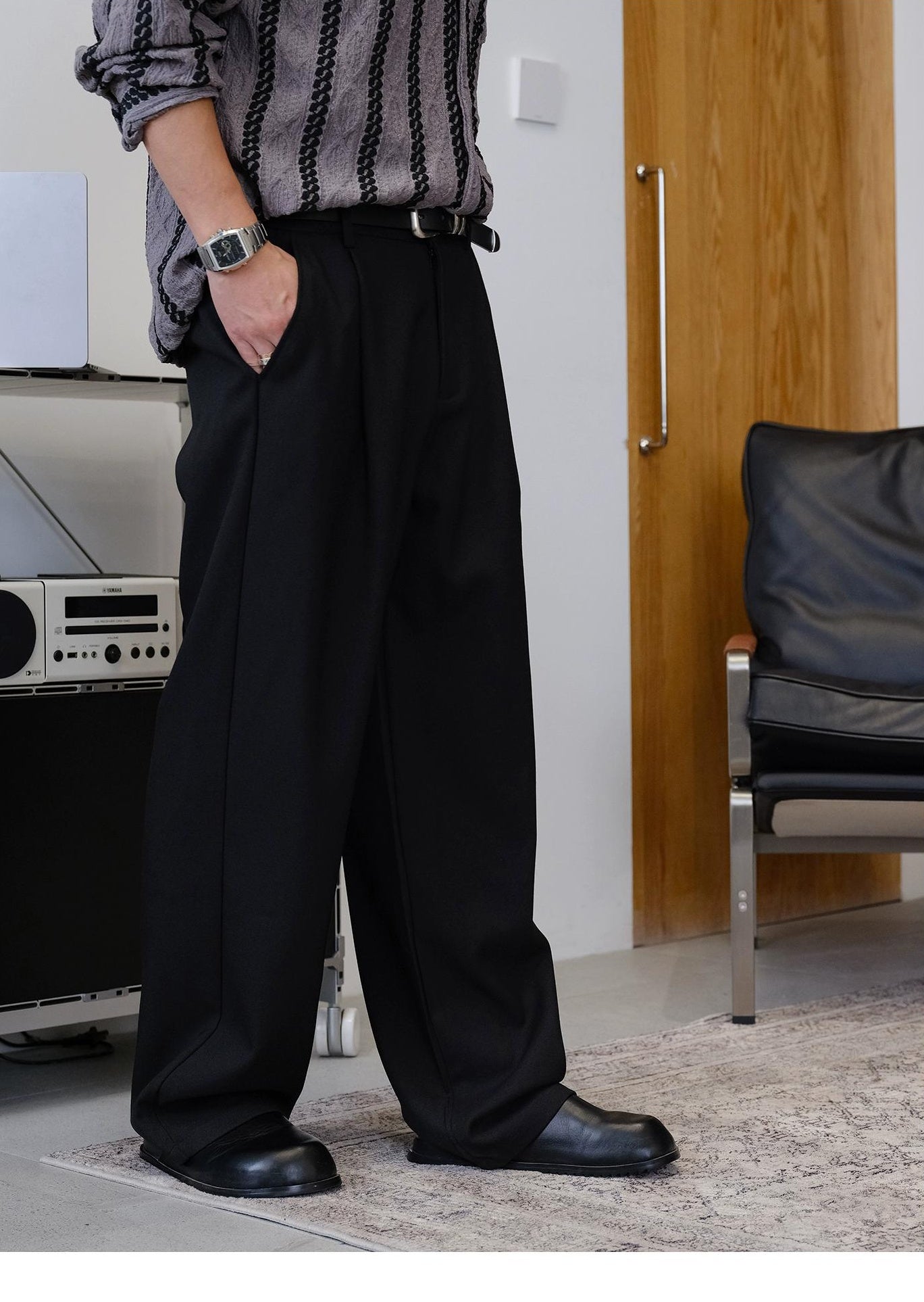 Formal Black Suit Pants