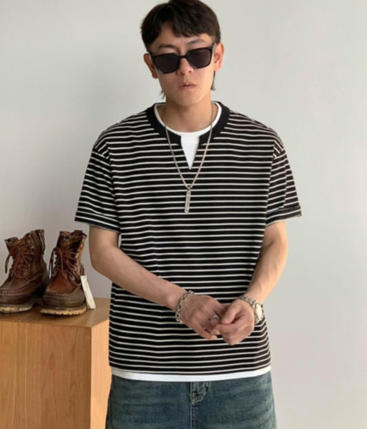 Striped Loose Fit Summer Tee