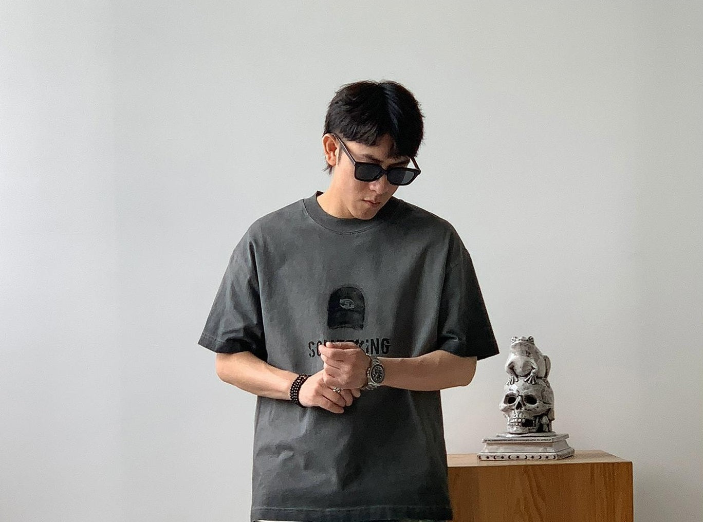 Vintage Washed Cotton T-Shirt
