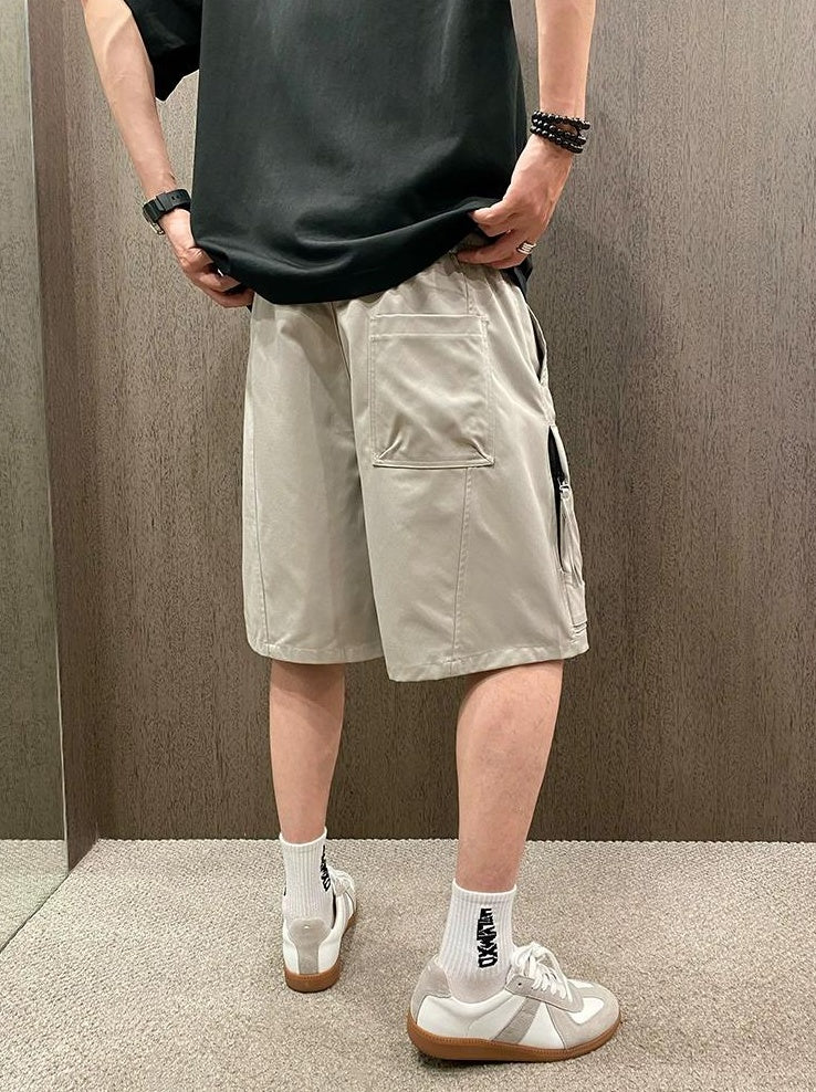 Casual Elastic Waist Shorts