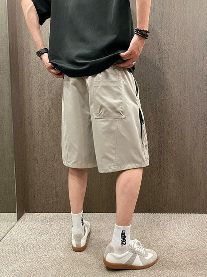 Casual Elastic Waist Shorts