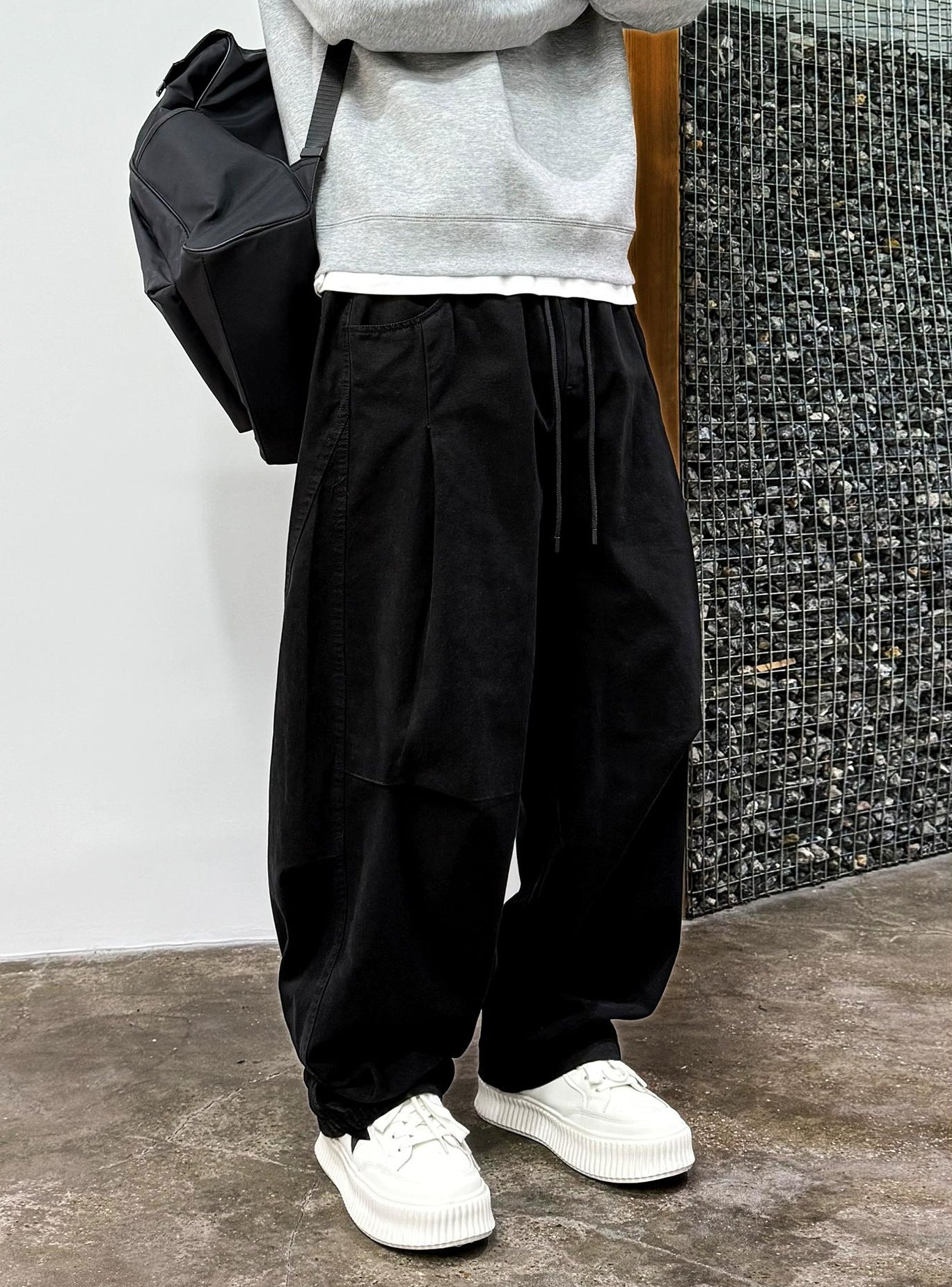 コージープリーツハーレムパンツ