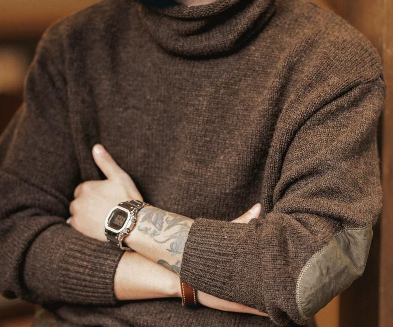 Heavy Knit Turtleneck Sweater