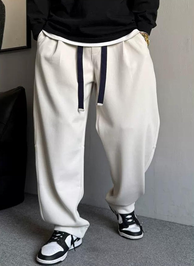 Spring Casual Knit Pants