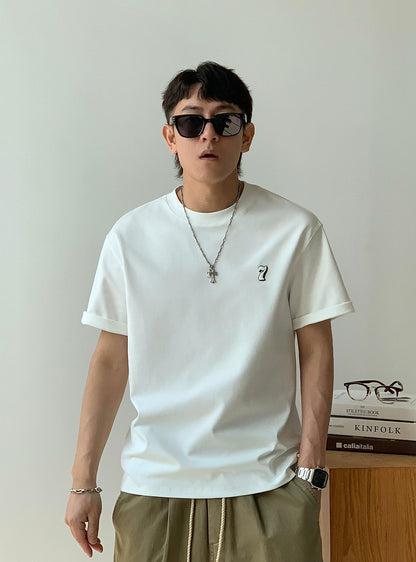 220g Number Logo Casual Tee