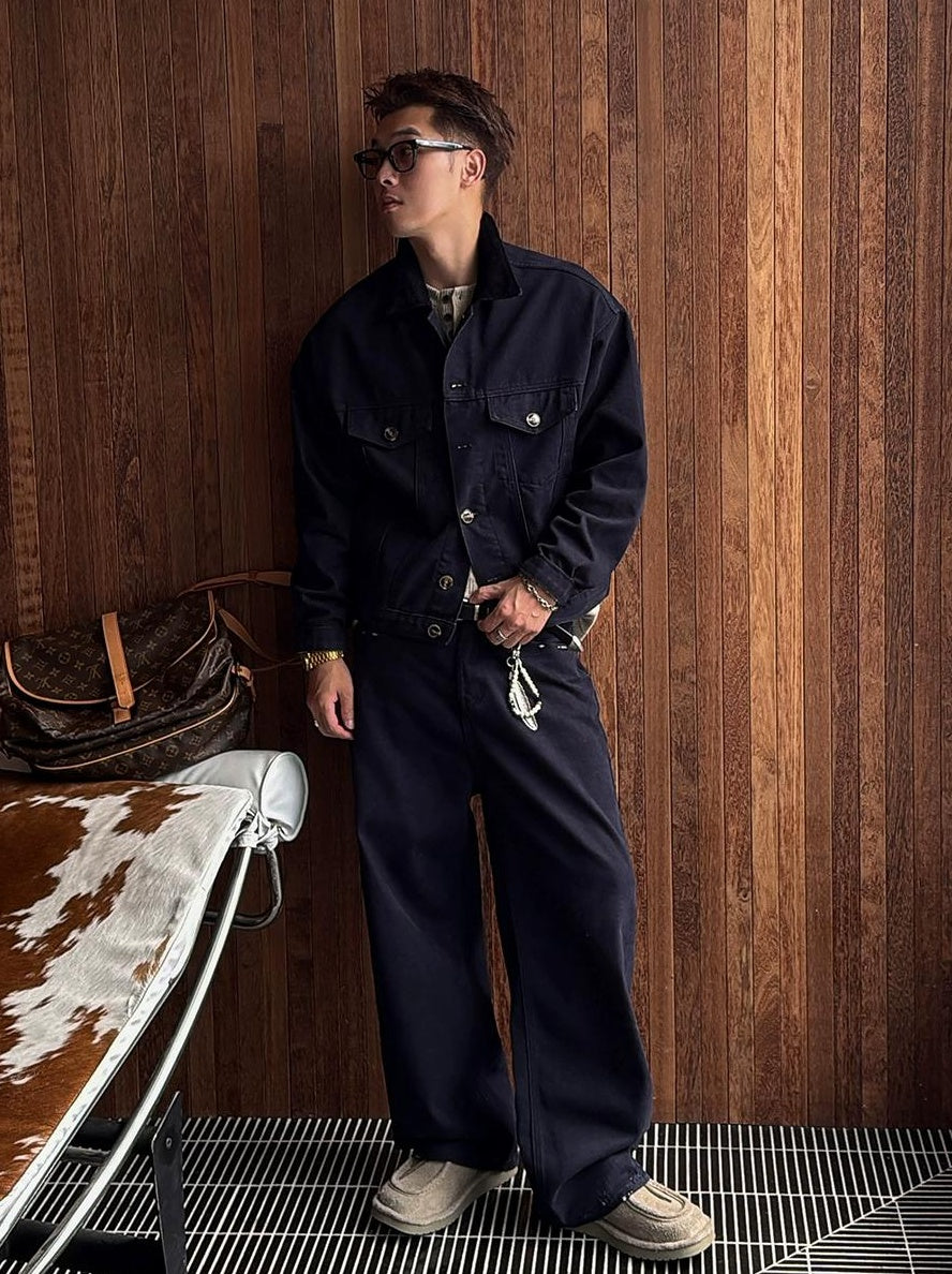 Trendy Blue Casual Pants