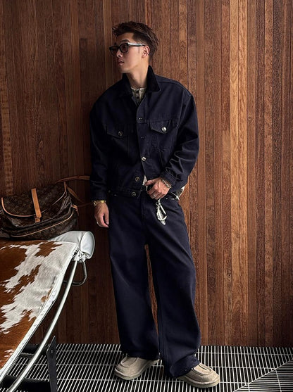 Trendy Blue Casual Pants