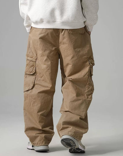 Wide-Leg Work Pants