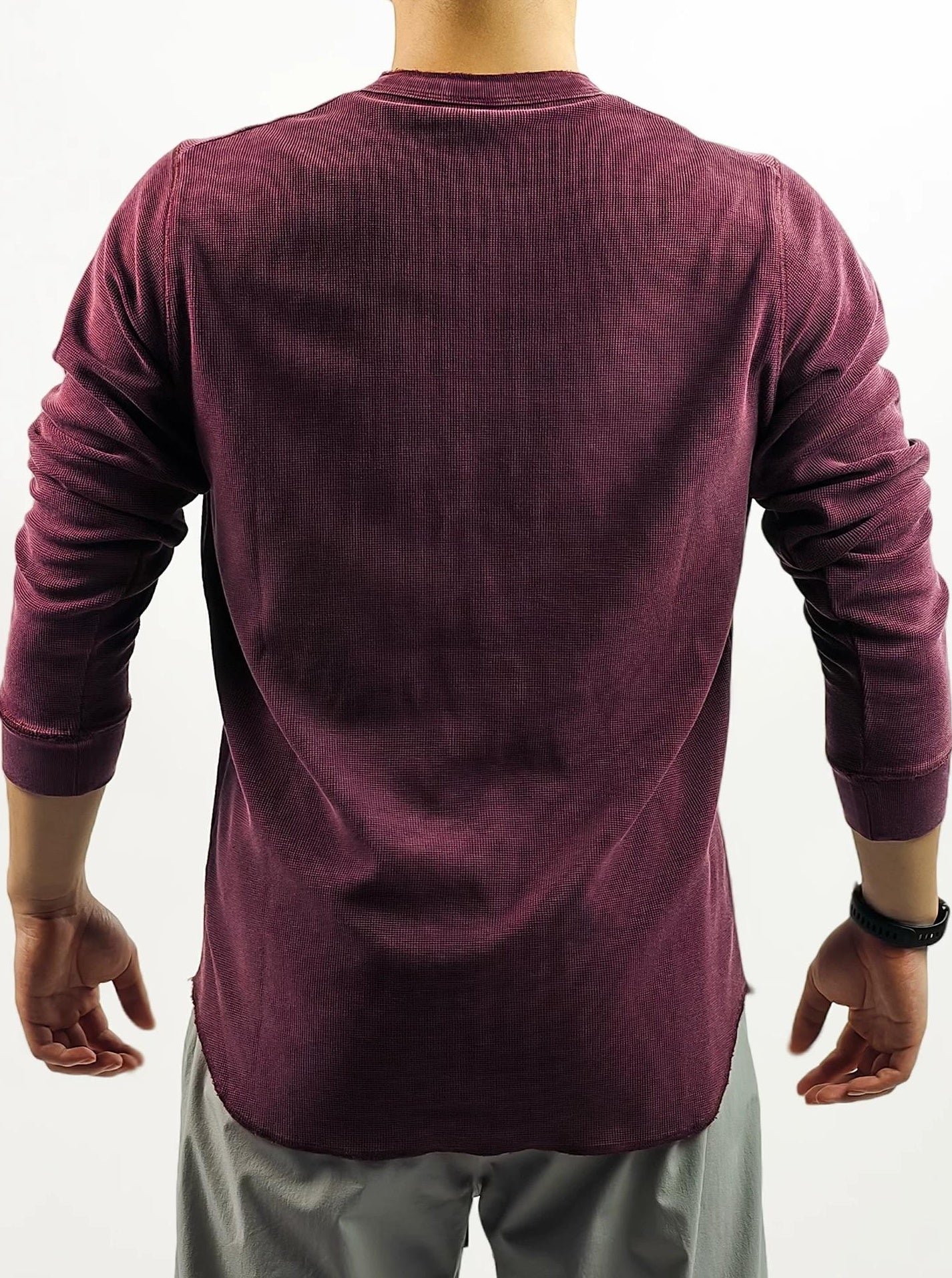 レトロ ワッフルニット ロングスリーブ Tシャツ