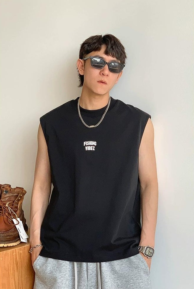 Sleeveless tank tee