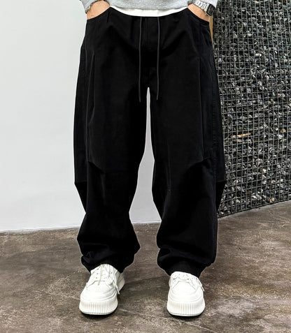 コージープリーツハーレムパンツ