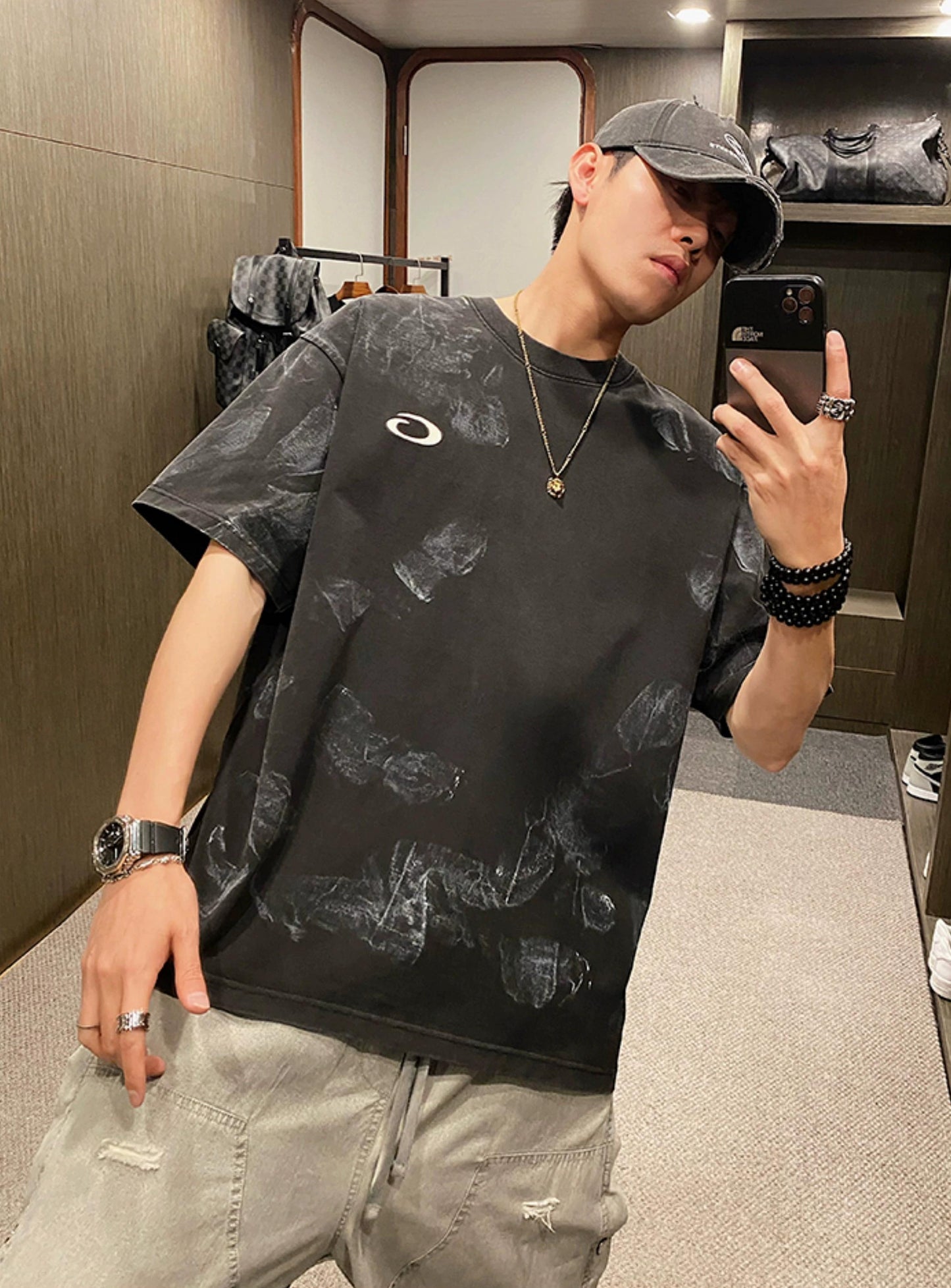 Retro Tie-Dye Casual Tee