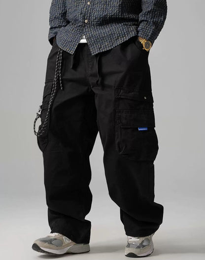 Wide-Leg Work Pants