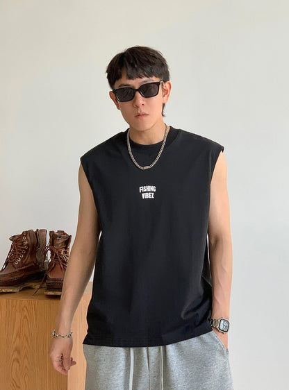 Sleeveless tank tee