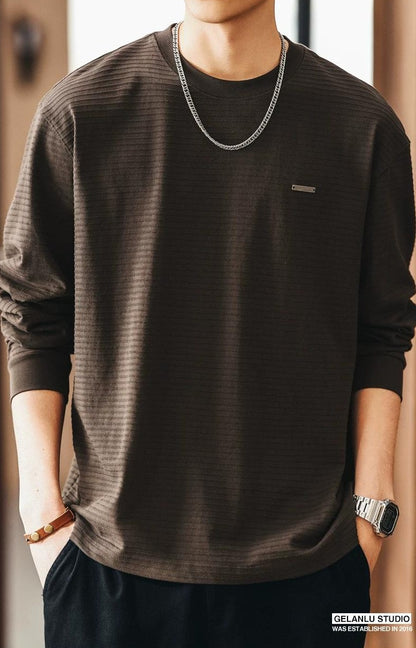 ストライプドロングスリーブTシャツ
