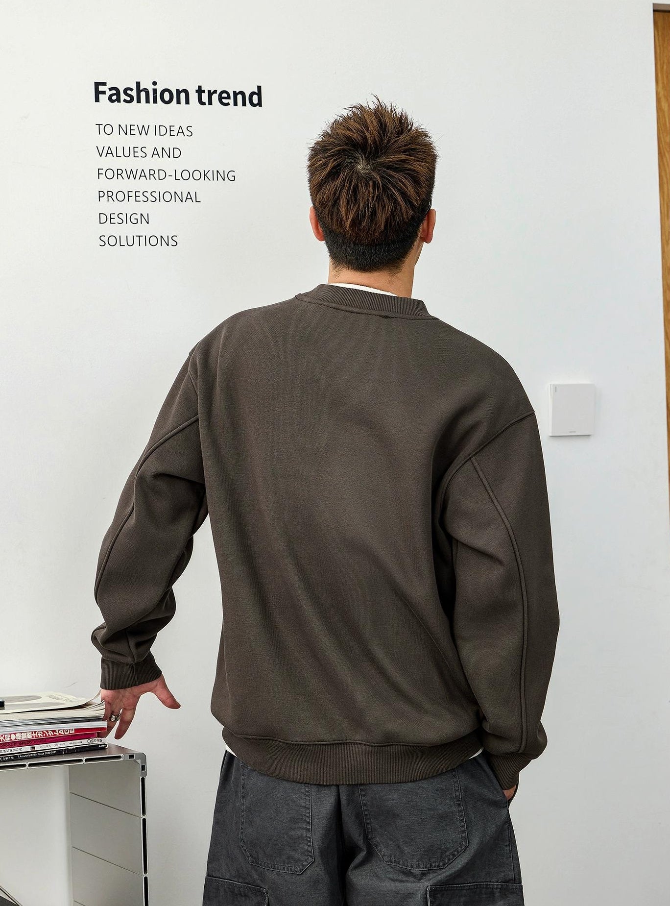 Casual Print Sweater