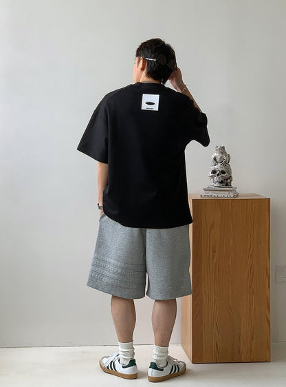 Color Clash Letter Tee