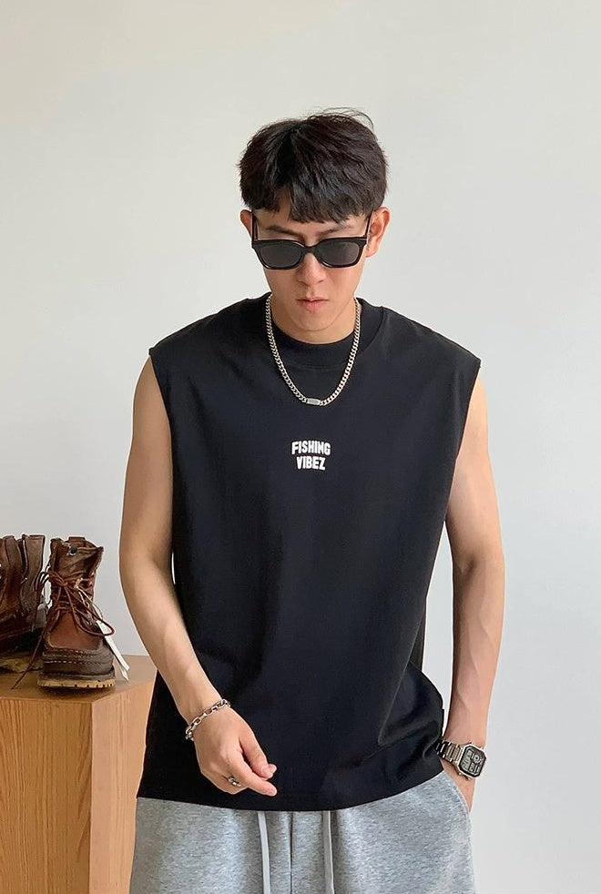 Sleeveless tank tee