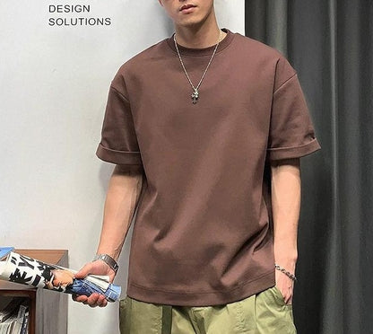 カジュアルトレンディホワイトTシャツ