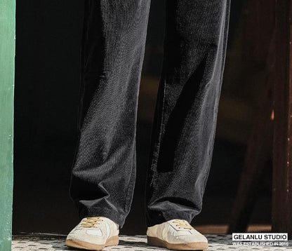 ヘビーウォッシュコーデュロイパンツ