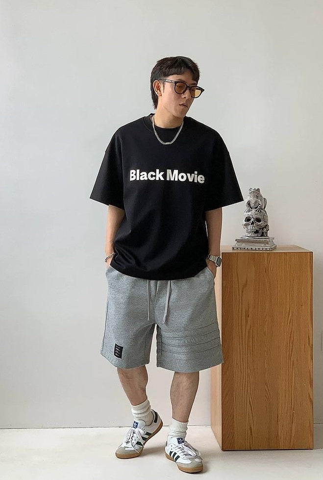 Color Clash Letter Tee