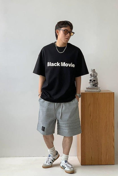 Color Clash Letter Tee