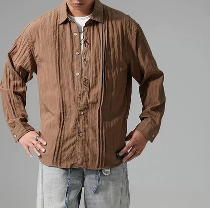 アメリカン・ルーズ・ラペル・シャツ