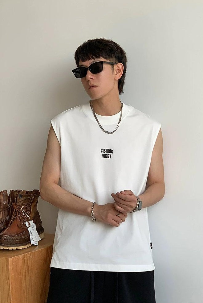 Sleeveless tank tee