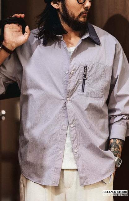 クール UVプロテクション カーディガン シャツ