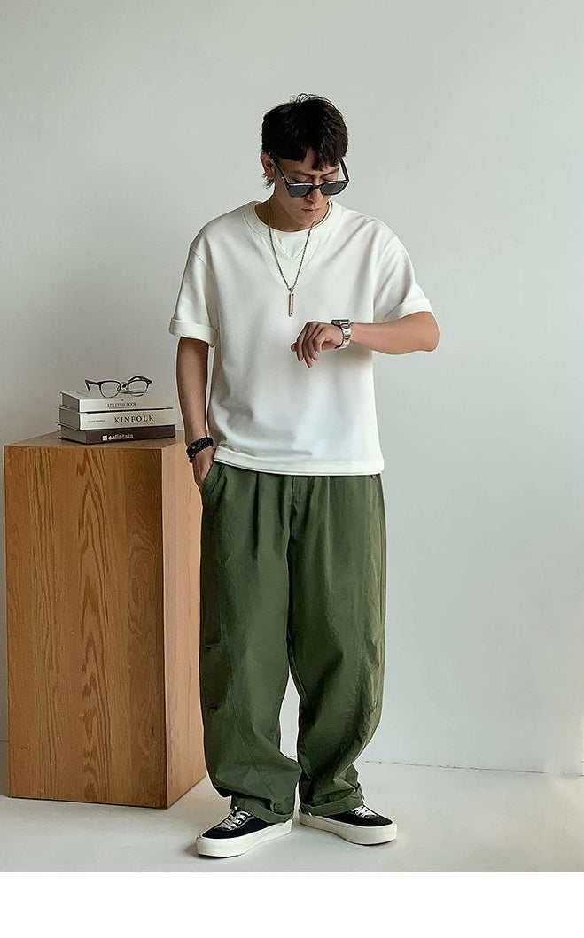 Casual Solid Color T-Shirt