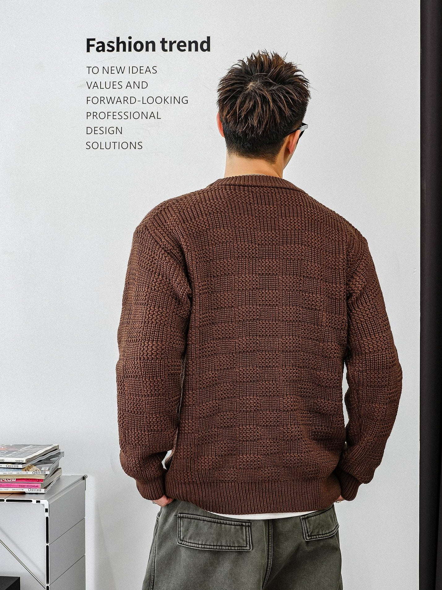 Heavyweight Twist Floral Pullover