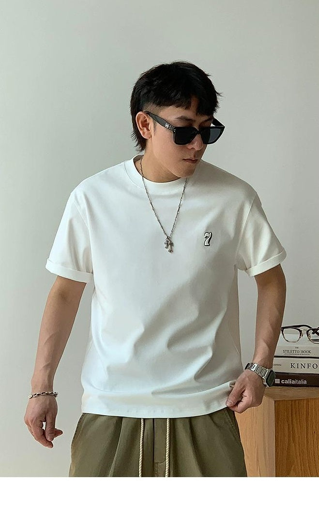 220g Number Logo Casual Tee