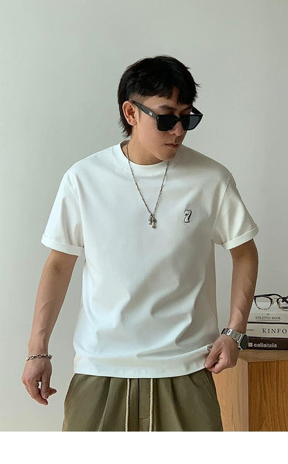 220g Number Logo Casual Tee