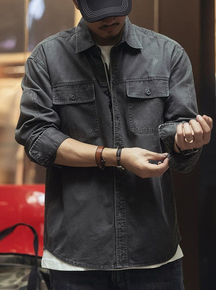 Retro Hunting Denim Shirt