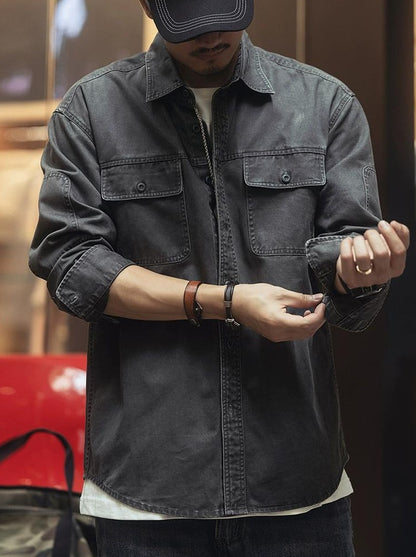 Retro Hunting Denim Shirt