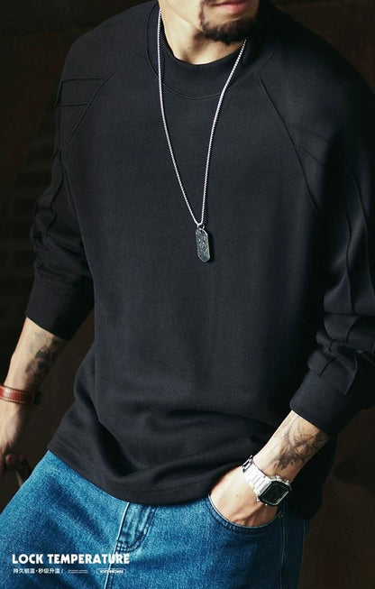 オーバーサイズ サーマル ロングスリーブ Tシャツ
