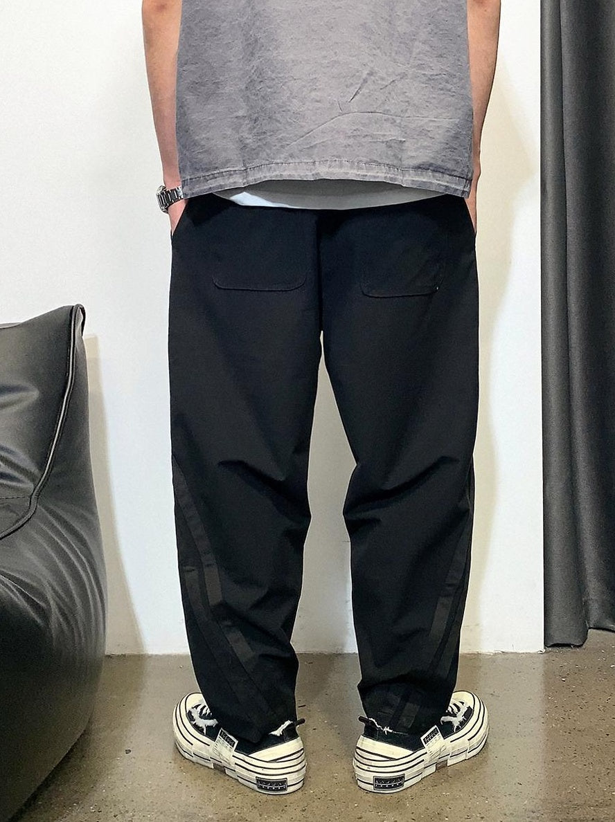Striped Splicing Casual Pants