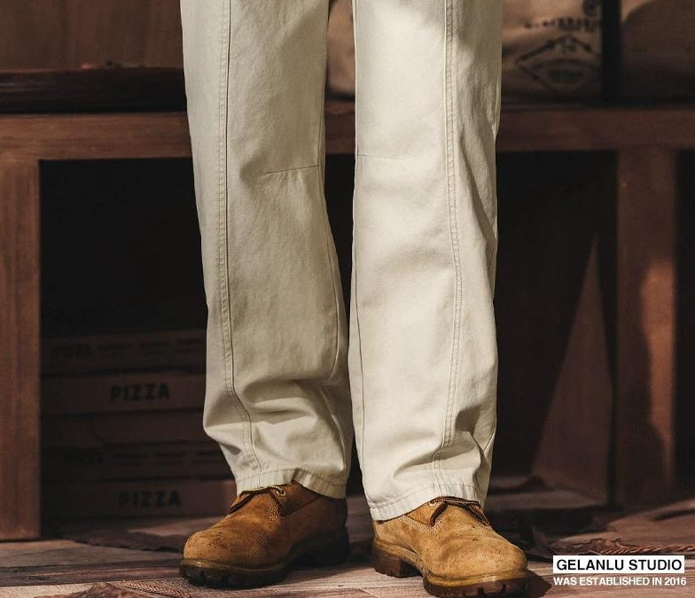 ヴィンテージルーズストレートジーンズ