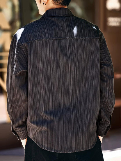 Retro Bamboo Print Overshirt