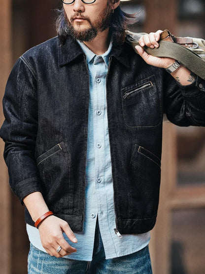 Casual Blue Denim Jacket