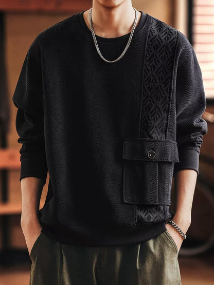 ヘビー ジャガード ニット セーター