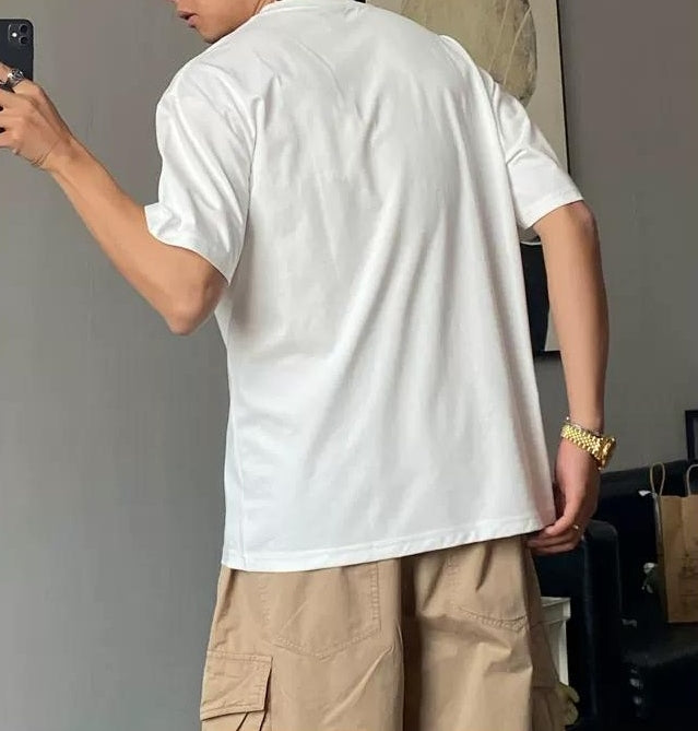 クール ワイルド アルファベットプリントＴシャツ