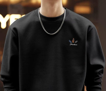 レトロフェザープリントセーター