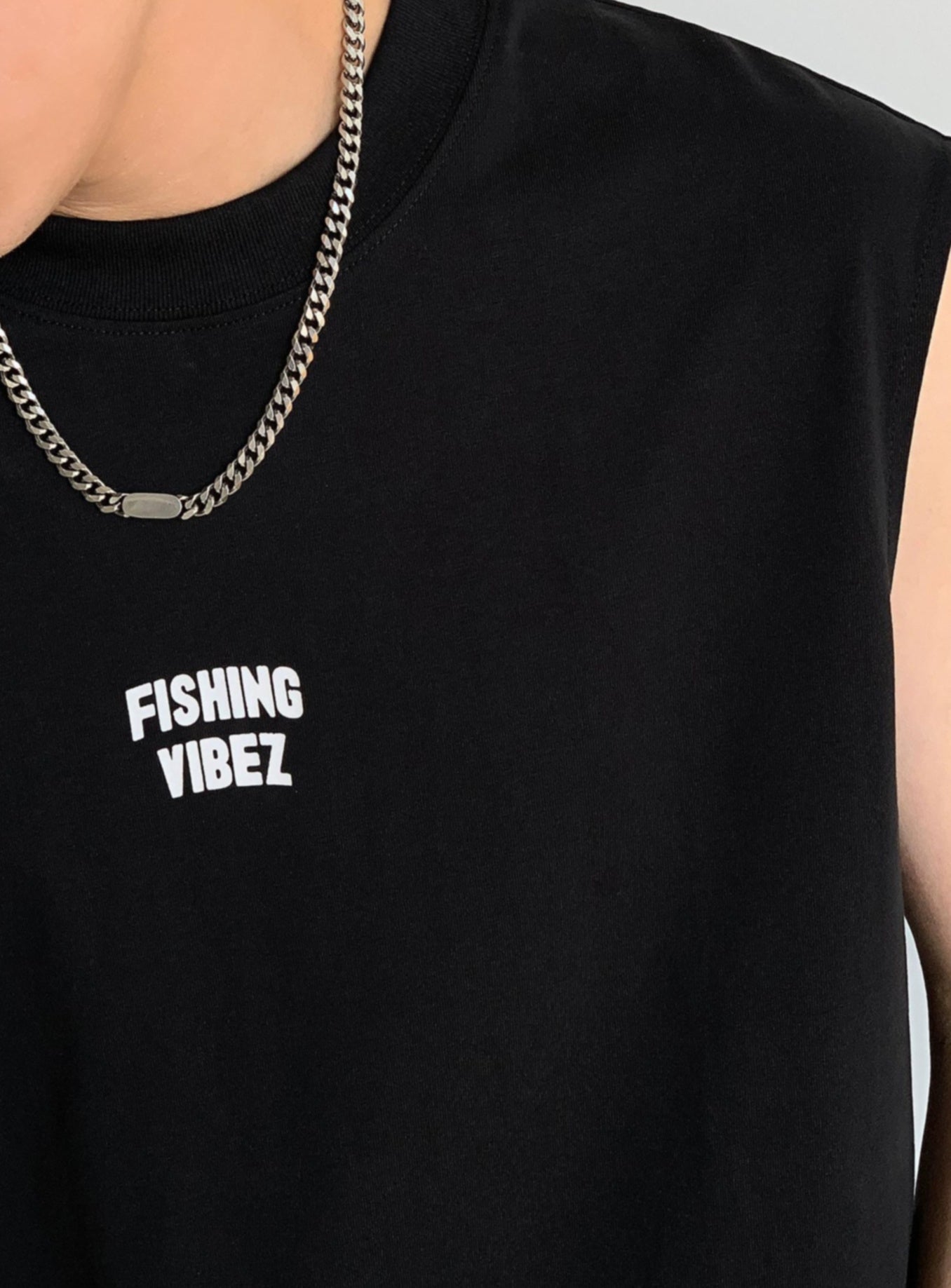 Breathable Cotton Sleeveless Tee